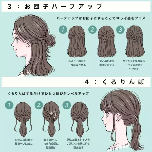 巻かない ゴムだけ 超簡単 起きたままの髪で作れるヘアアレンジ12style ローリエプレス