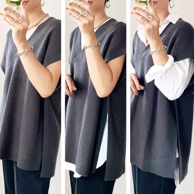 秋コーデのマンネリ解消に使える Gu ニットベスト で大人女子の正解バランスコーデ術 ローリエプレス 秋コーデのマンネリ解消に使える Gu ニットベスト で大人女子の正解バランスコーデ術 ローリエプレス