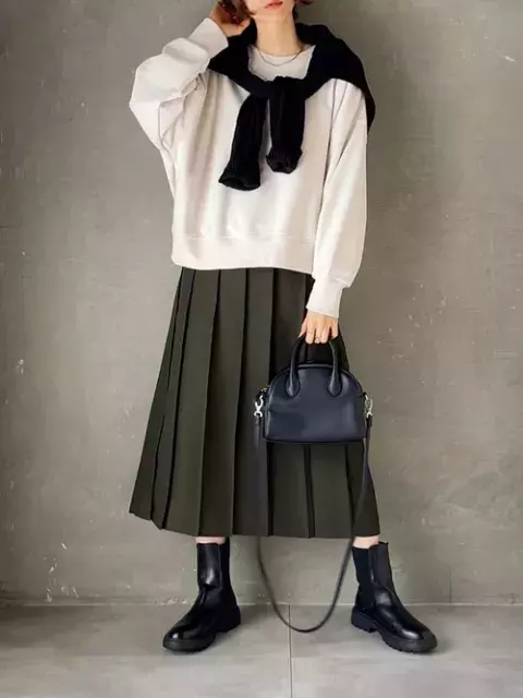 秋もユニクロのスカートがめちゃ可愛い 着回し力バツグン 買って損なし 秋スカート 特集 ローリエプレス