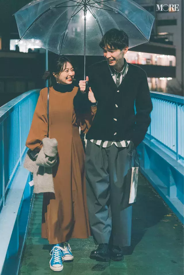 大事なデートには美シルエットのワンピース 冬の恋にきく 着回し29日目 ローリエプレス