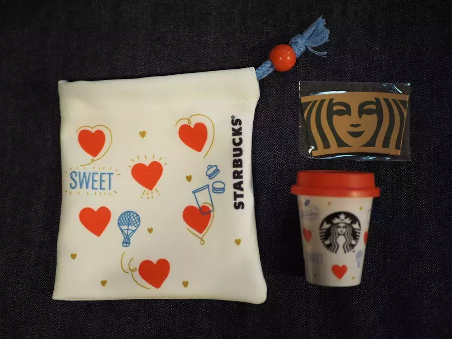 スタババレンタイン カップに手紙が書けちゃう 可愛すぎるスタバカード ローリエプレス