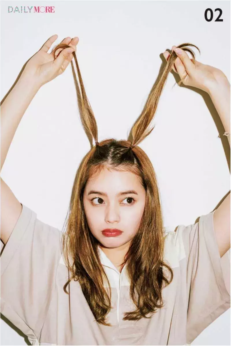 安室ちゃんみたい うさ耳結び ゆるりんぱ ヘアの作り方 ローリエプレス 安室ちゃんみたい うさ耳結び ゆるりんぱ ヘアの作り方 ローリエプレス