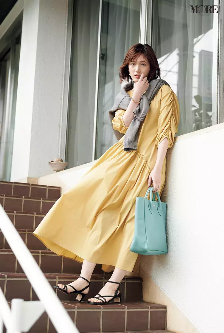 本田翼 ティアードワンピ 最高に可愛いのに大人っぽい シアー素材やミニ丈も ローリエプレス