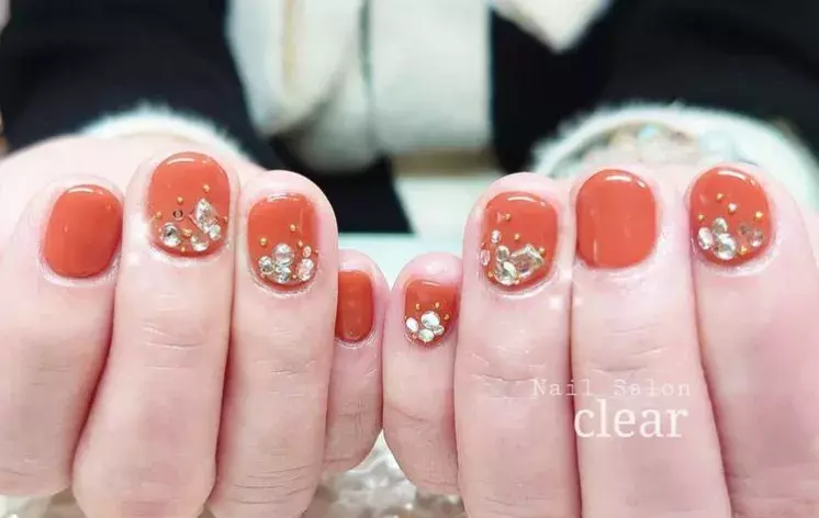 温もりを感じるカラー 大人っぽいデザインのテラコッタネイル10選 ローリエプレス