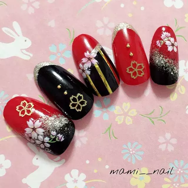 成人式 卒業式に Allセルフネイル 着物 振袖にあわせたい簡単和柄ネイル ローリエプレス 成人式 卒業式に Allセルフネイル 着物 振袖にあわせたい簡単和柄ネイル ローリエプレス