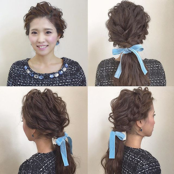 初心者さんおすすめ！伸ばしかけの長さ別前髪編み込みの作り方＆ヘアアレンジ♡ ローリエプレス