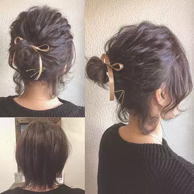 伸びかけヘアをオシャレにアレンジ 自分でできる簡単まとめ髪特集 ローリエプレス