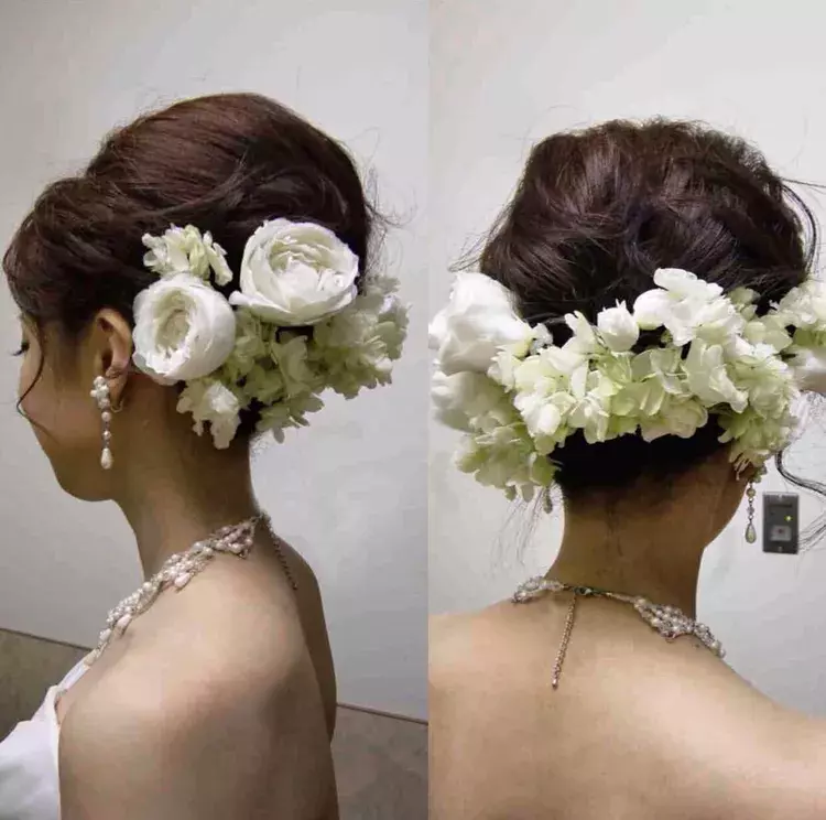 ジューンブライド 花嫁さんにおすすめしたいヘアスタイル8選 まとめ髪編 ローリエプレス ジューンブライド 花嫁さんにおすすめしたいヘアスタイル8選 まとめ髪編 ローリエプレス