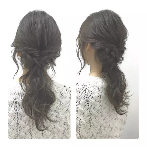 冬と言えばニットコーデ ニットに合う可愛さ倍増のヘアアレンジ7選 ローリエプレス