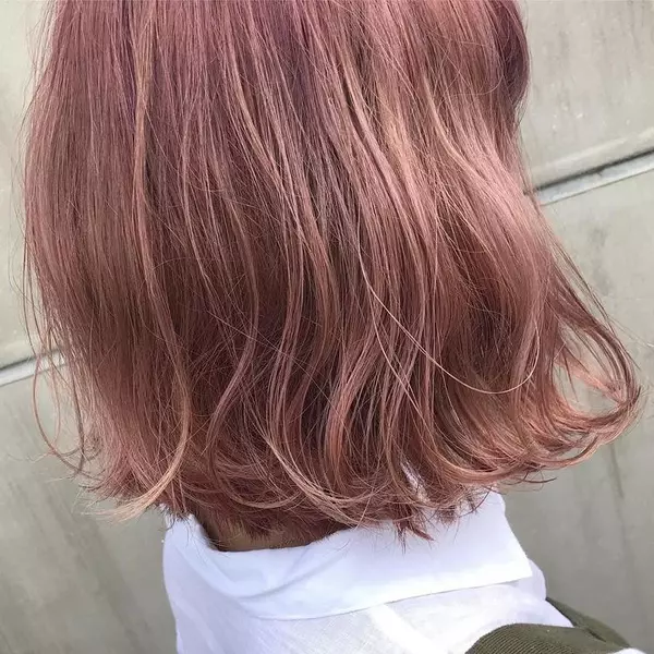 春ヘアはピンクカラーにチャレンジ さくらっぽさで季節感を取り入れて