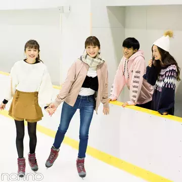 スケートのときのコーデってどうすればいいの 冬イベ モテコーデ ローリエプレス