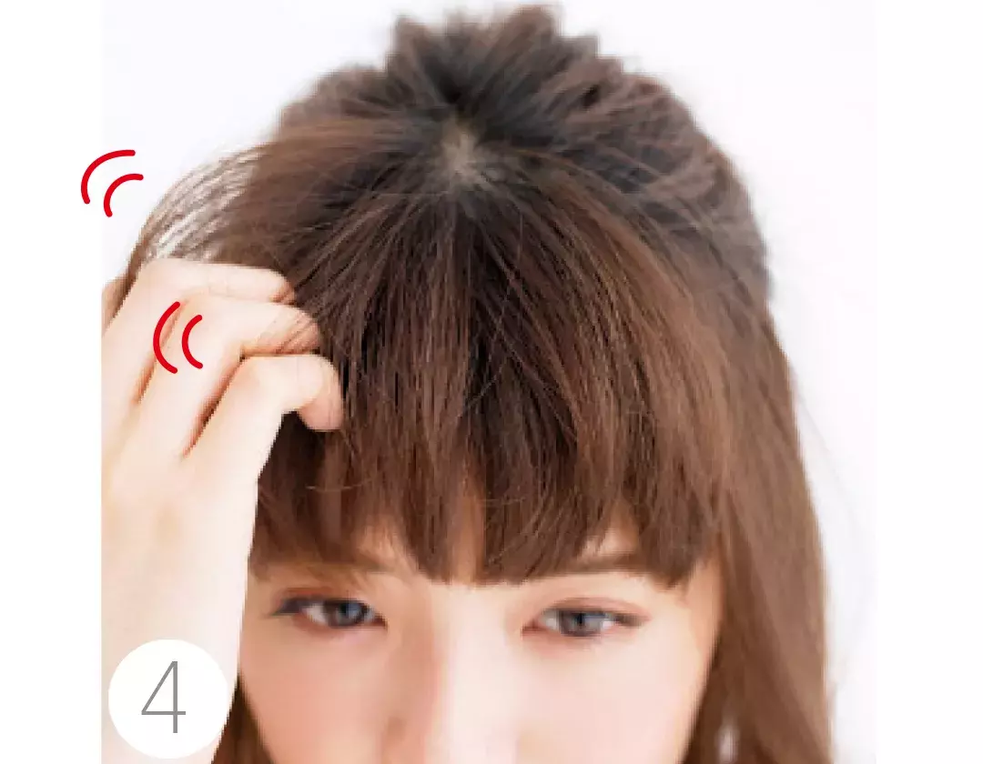 前髪アリさんの小顔ヘアアレンジ 顔回りの 触角毛束 がポイント ローリエプレス