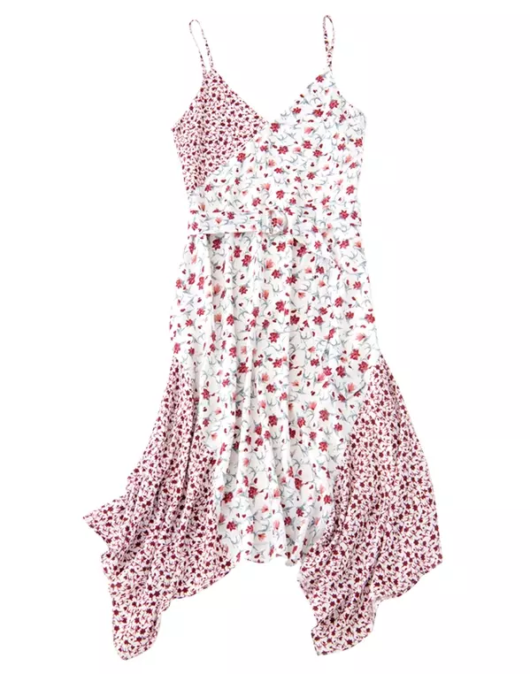 マーキュリーデュオの花柄切り替えスカートが可愛い ローリエプレス