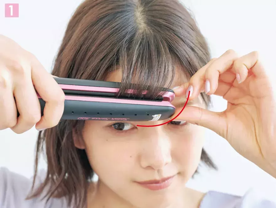 ストレートアイロンで前髪巻き 極ゆるで流すテクニックをマスター ローリエプレス ストレートアイロンで前髪巻き 極ゆるで流すテクニックをマスター ローリエプレス