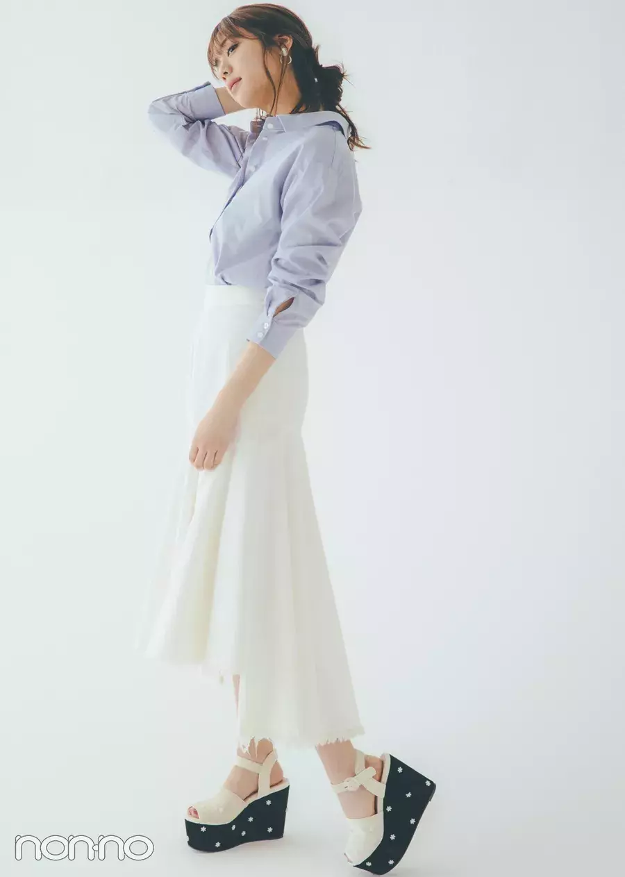 新生活の好感度アップコーデ 白とラベンダーの組み合わせが最強 ローリエプレス