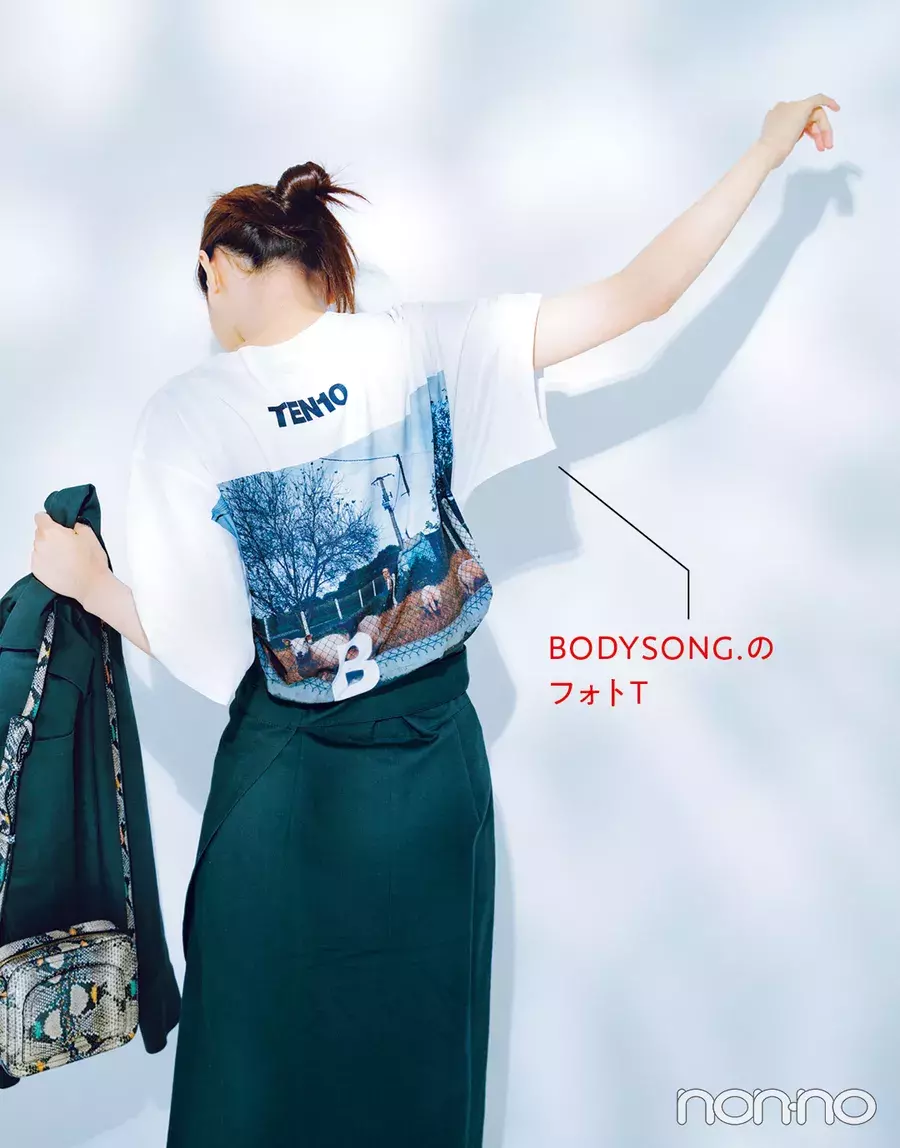七瀬 ｔシャツ愛を語る ノンノモデルの夏私服 西野七瀬 ローリエプレス