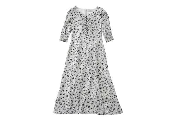 ノエラの春ワンピースで大人ガーリーコーデ 21春新作 ローリエプレス