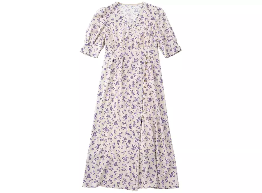 着た人からおしゃれに リリーブラウンのレトロな春ワンピース 21春新作 ローリエプレス