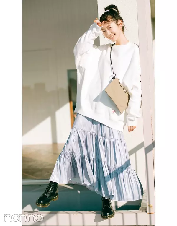 スカート ワンピースが今っぽくなる足元は レースアップブーツが正解 ローリエプレス