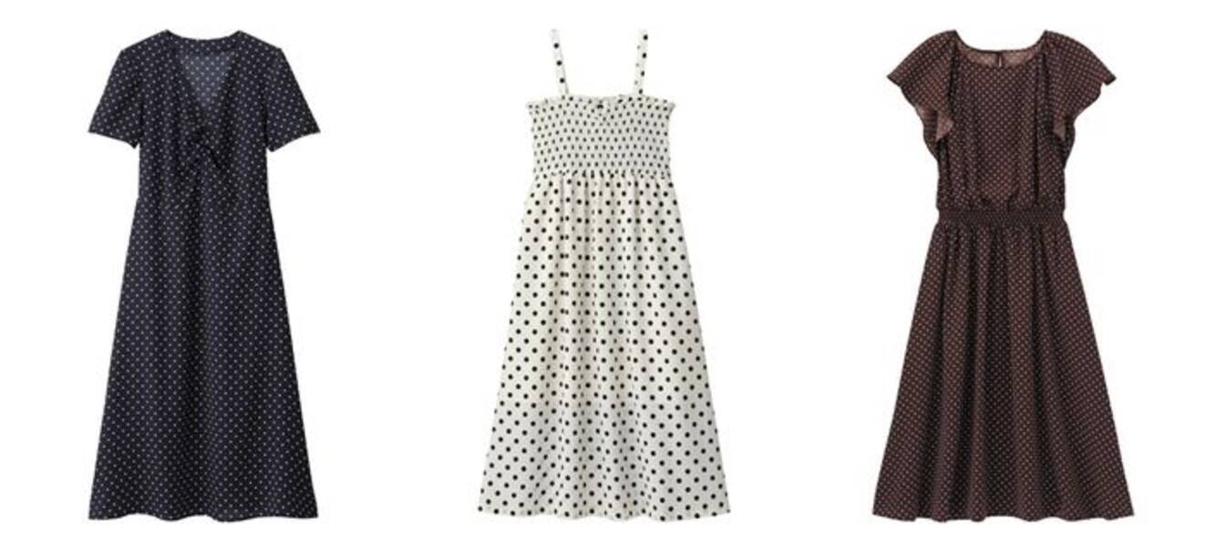 今季絶対にゲットしたい Gu ジーユー のドット柄ワンピース3選 ローリエプレス