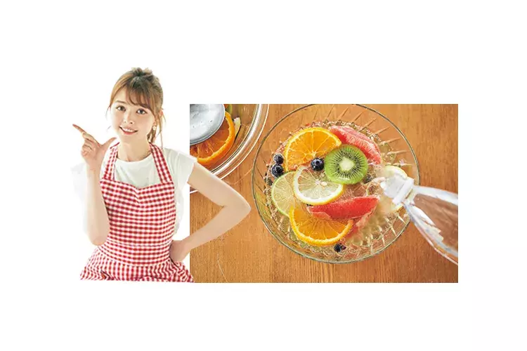 低カロリーで大満足のスイーツ 炭酸フルーツポンチ のつくりかた ローリエプレス 低カロリーで大満足のスイーツ 炭酸フルーツポンチ のつくりかた ローリエプレス