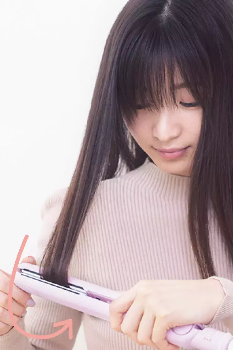 3分ヘア ストレートアイロン1本でok 清楚見えするワンカールヘアの簡単テク ローリエプレス