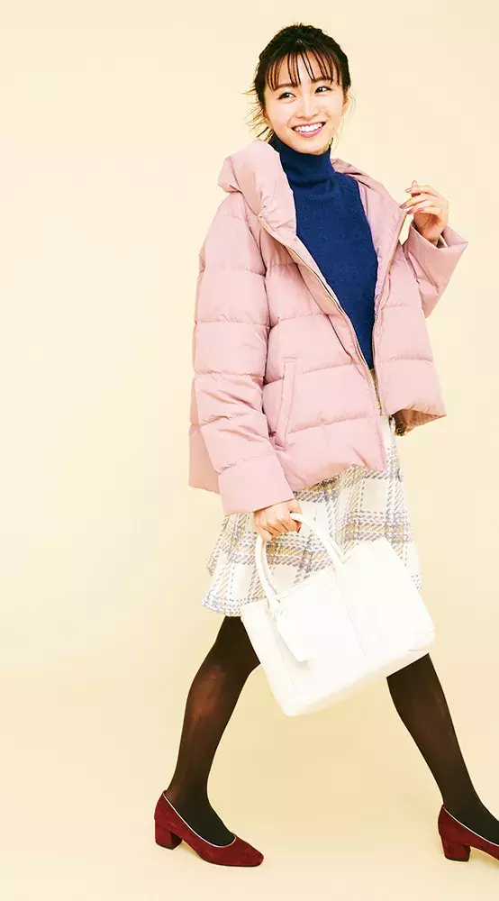 サークル旅行3日目 ピンク ネイビー の組み合わせが可愛い ガーリーコーデ 明日のコーデ ローリエプレス