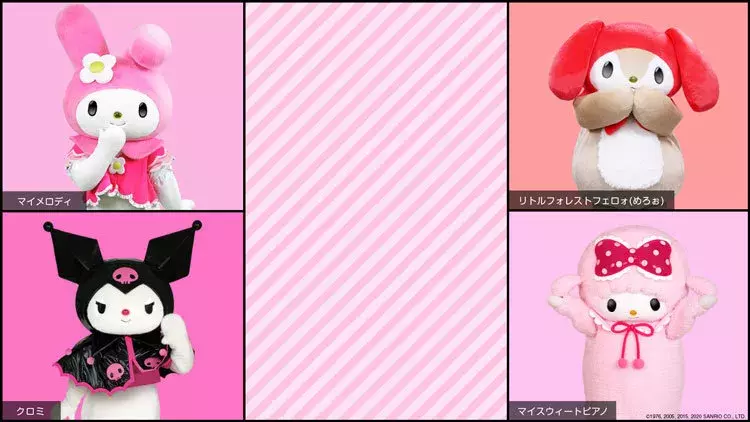 サンリオピューロランド オンライン飲み会にぴったり 可愛すぎるバーチャル背景が話題 ローリエプレス