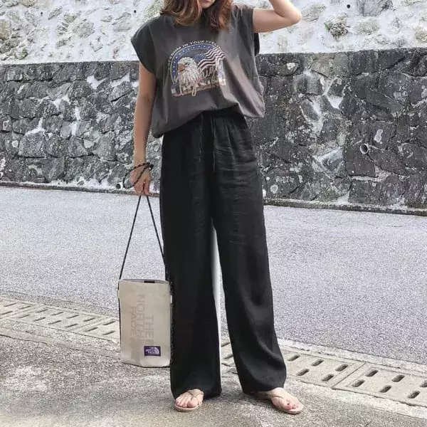 30代向け 脚長効果抜群 ワイドパンツ のカジュアルコーデ4選 ローリエプレス