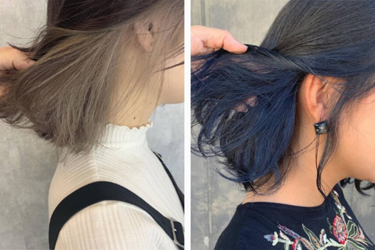 人と差をつける さりげインナーカラー がお洒落なヘア4選 ローリエプレス