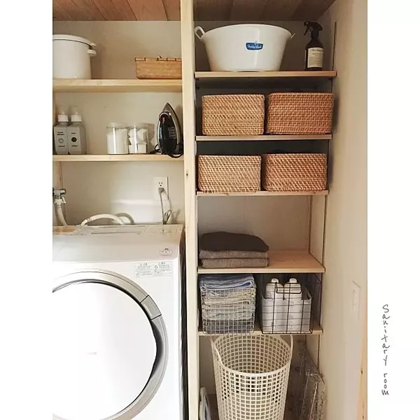 テイスト別 無印良品でつくる 美しく機能的な洗面所 ローリエプレス