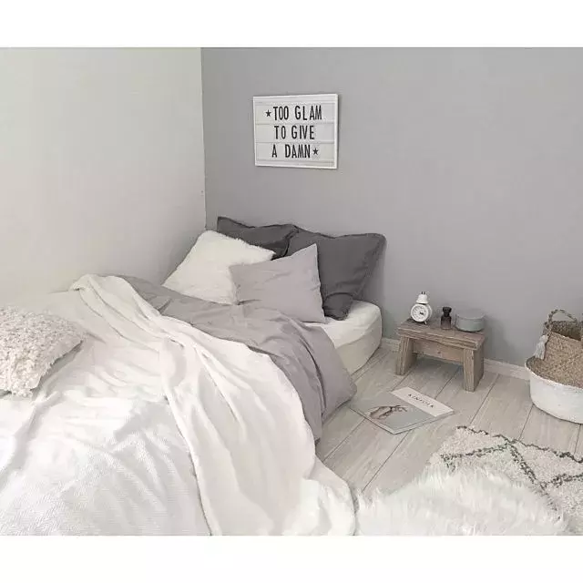 ゆったりリラックスできる グレーの寝室コーディネート ローリエプレス ゆったりリラックスできる グレーの寝室コーディネート ローリエプレス