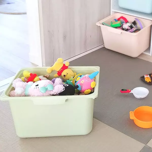 すっきり可愛くおもちゃを収納 ニトリの収納ボックス By Ice さん ローリエプレス