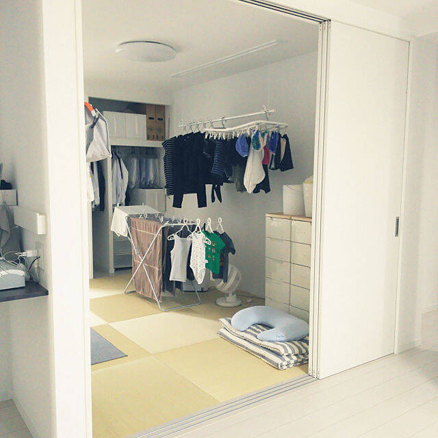 アイデア 便利グッズ満載 室内干しのアイデア10選 ローリエプレス