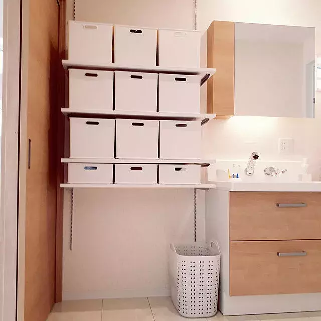 ニトリと無印におまかせ 洗面所で使いたい収納グッズ ローリエプレス