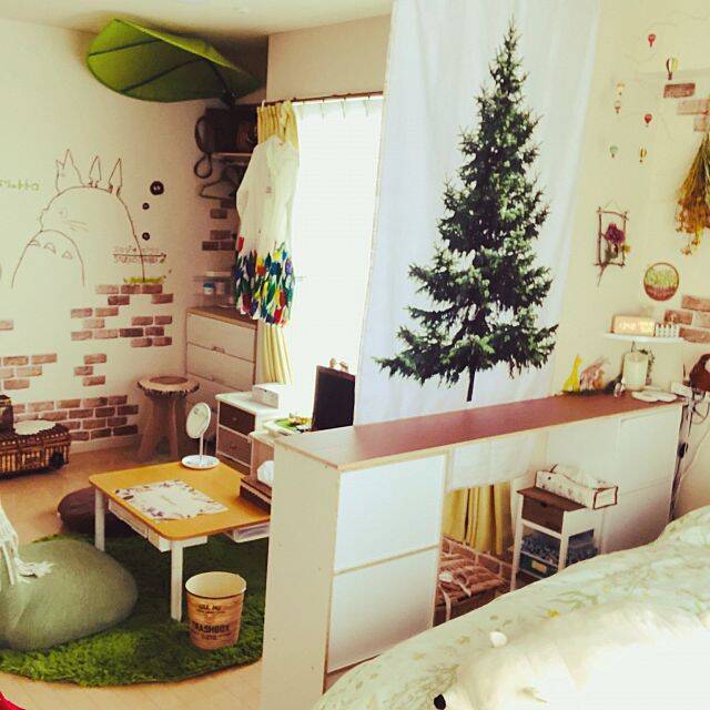 27m2 好きが詰まったワンルーム 大人可愛いジブリ部屋 By Tommy 96さん ローリエプレス