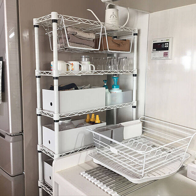 どこでも便利に使える 収納はスチールラックにお任せ ローリエプレス