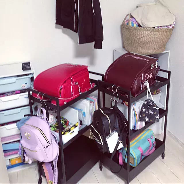 ランドセルや教科書はココに収納 学用品置き場の実例 ローリエプレス