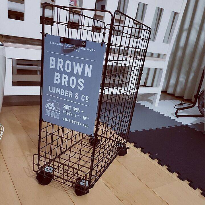 簡単に欲しいサイズでつくれる ワイヤーラティスゴミ箱 By Puritan Rさん ローリエプレス