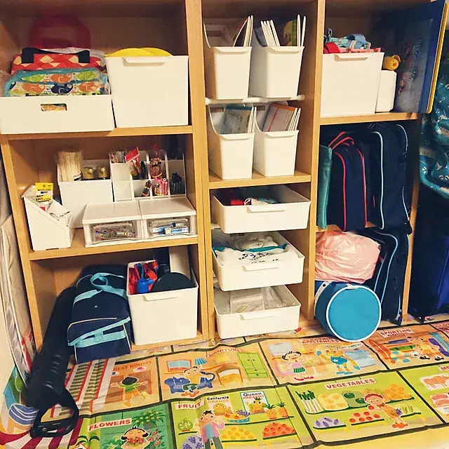 あふれる学用品がすっきり 見栄えよく使いやすい収納実例 ローリエプレス