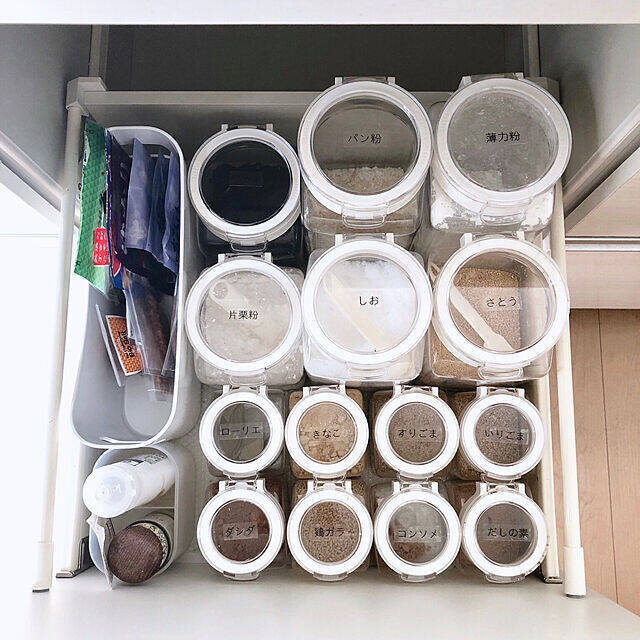 取り出しやすくわかりやすいのがポイント 粉もの収納のアイデア実例10選 ローリエプレス