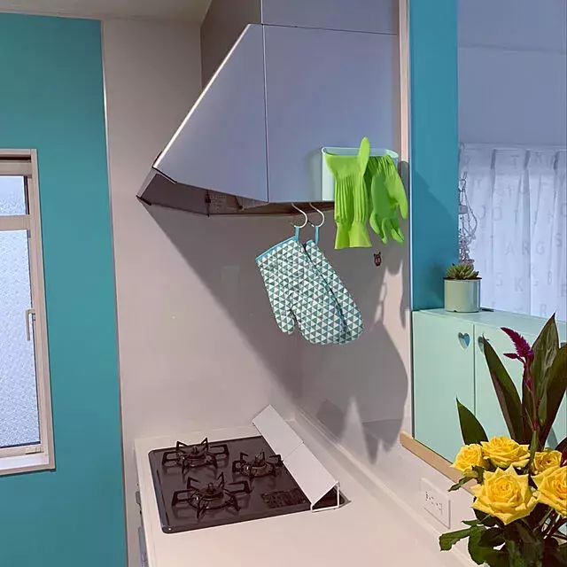 ずっと眺めていたくなる ティファニーブルーの可愛いキッチン By Makoさん ローリエプレス ずっと眺めていたくなる ティファニーブルーの可愛いキッチン By Makoさん ローリエプレス