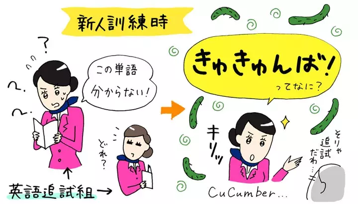 きゅんきゅんばって何 国際線caだって 英語は得意とは限らない 空飛ぶcaあるある ローリエプレス