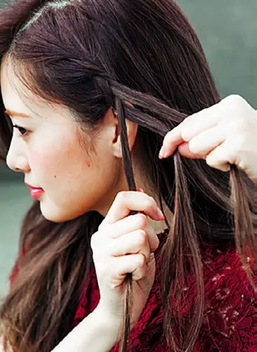 まいやんヘアアレンジ Tvの現場ではサイド編みでさりげない変化を ローリエプレス