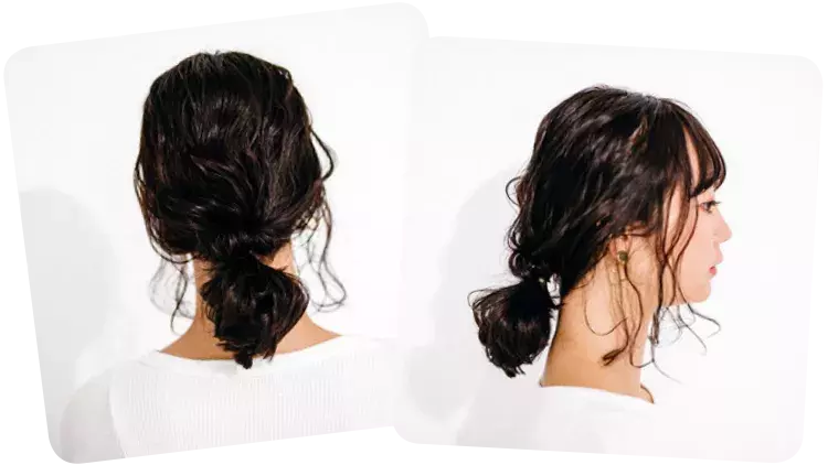 3分ヘアアレンジ ひとつ結びベースの簡単アレンジ ミディアムヘア編 ローリエプレス