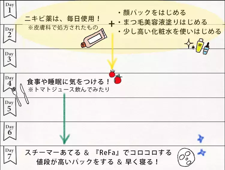 ニキビ 毛穴 みんながやってる1週間の美容法を紹介 ローリエプレス