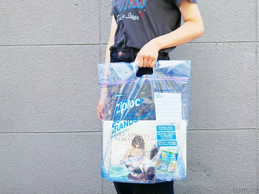 バッグとして使いたい 巨大ジップロック が収納の域を超えていた ローリエプレス バッグとして使いたい 巨大ジップロック が収納の域を超えていた ローリエプレス