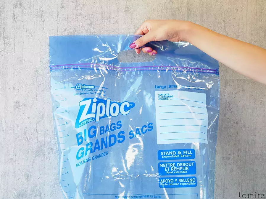バッグとして使いたい 巨大ジップロック が収納の域を超えていた ローリエプレス バッグとして使いたい 巨大ジップロック が収納の域を超えていた ローリエプレス