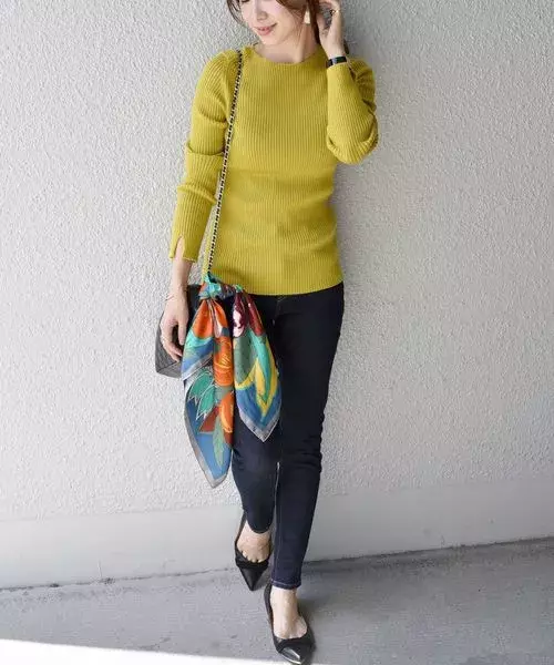 秋コーデは マスタード パープル オリーブ の3色あれば間違いない ローリエプレス