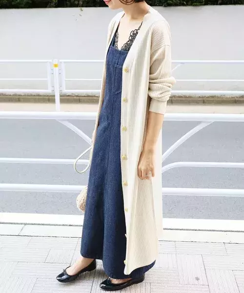 シャツワンピの後継者 18秋コーデには カーデワンピ が便利です ローリエプレス
